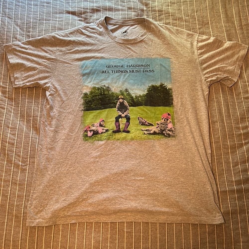 Vintage George Harrison T-Shirt: “All Things Must Pass” 1970